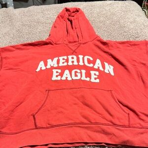 American Eagle Red Hoodie size xl